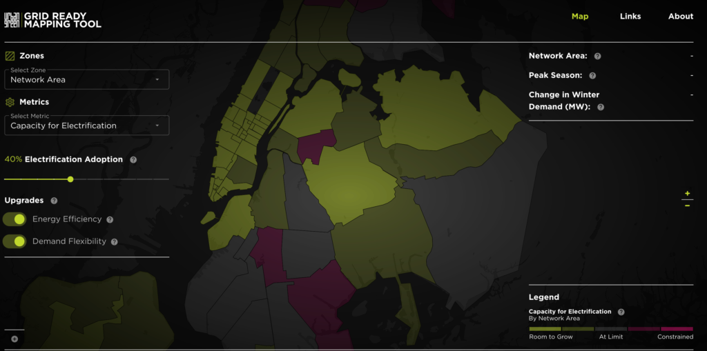 Urban Green Council Grid Ready map interface